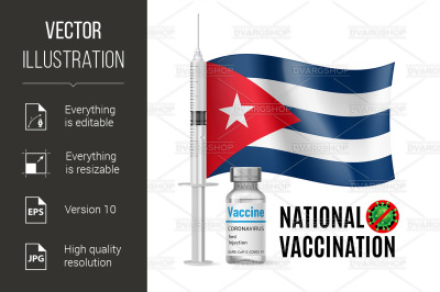 Immunization Icon of Cuba