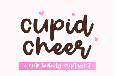 Cupid Cheer - A cute handwritten font