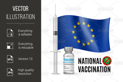 Immunization Icon of European Union