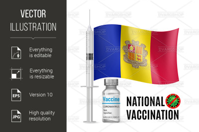 Immunization Icon of Andorra