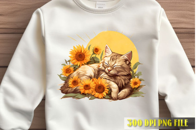 Sunkissed Cat Flower Power