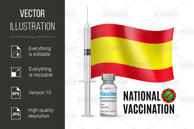 Immunization Icon of Spain