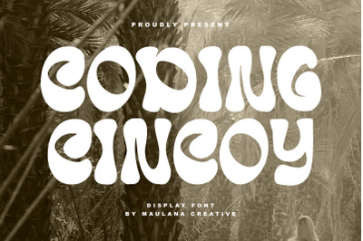 Coding Cincoy Display Font