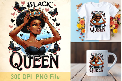 Black Queen Power PNG