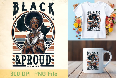 Black Pride Strong Graphic