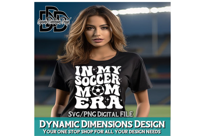 In My Soccer Mom Era SVG, Soccer Mom SVG, Soccer Svg, Soccer Mom Shirt