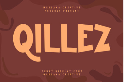 Qillez Display Font