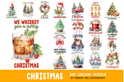 Watercolor Christmas Design Pack