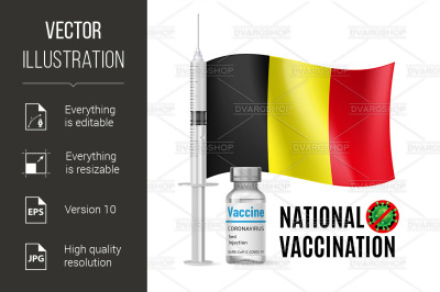 Immunization Icon of Belgium