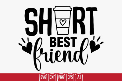 Short Best Friend svg cut file