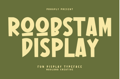 Roobstam Fun Display Font