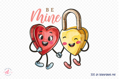 Valentine&#039;s Day PNG Sublimation, Be Mine