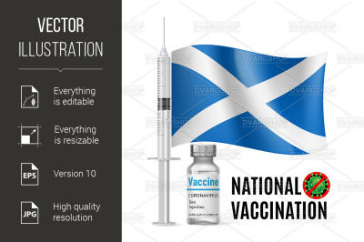 Immunization Icon of Scotland