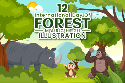 12 International Forest Day Illustration