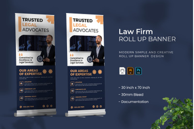 Law Firm - Roll Up Banner