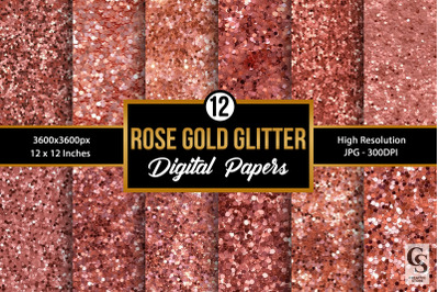 Rose Gold Glitter Backgrounds