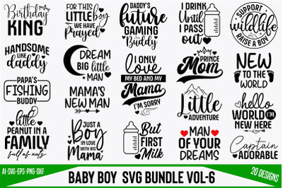 Baby boy  SVG Bundle