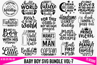 Baby boy  SVG Bundle