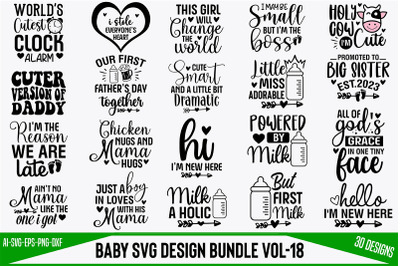 BABY SVG Design BUNDLE
