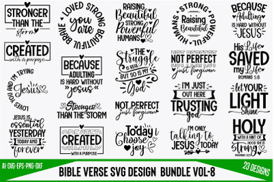 Bible Verse SVG design  Bundle