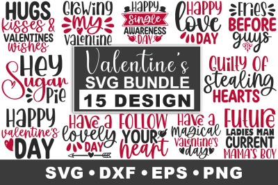Valentine&#039;s Day SVG Bundle