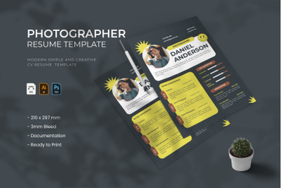 Photographer - Resume
