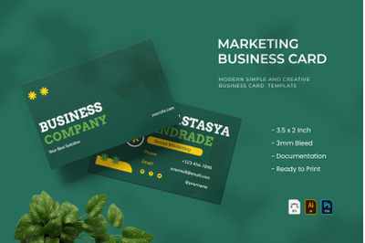 Senior Marketing - Business Card