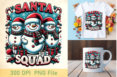 Santa Squad Group Joy