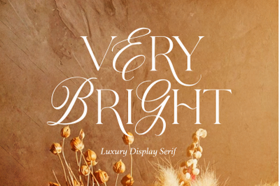 Very Bright - Luxury Display Serif