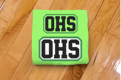 OHS High School Initials | Embroidery
