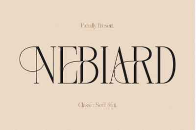 Nebiard - Classic Serif Font