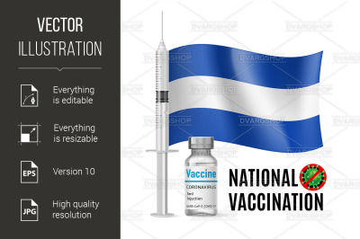 Immunization Icon of El Salvador