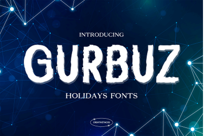 Gurbuz Holidays Font