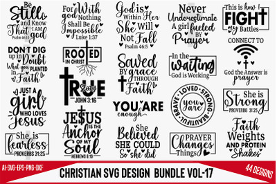 Christian SVG design  Bundle Vol-17