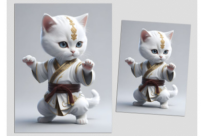 Kung fu cat