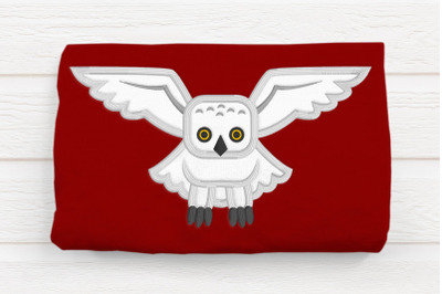 Flying Owl | Applique Embroidery
