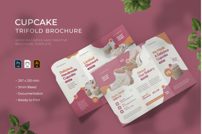 Cupcake - Trifold Brochure