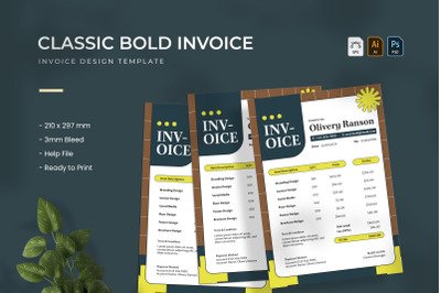 Classic Bold - Invoice