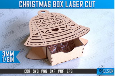 Christmas Box Laser Cut | Christmas Design | CNC Files