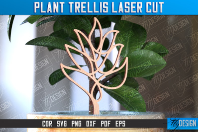 Plant Trellis Laser Cut | Laser Cut Design | CNC File