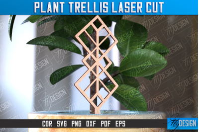 Plant Trellis Laser Cut | Laser Cut Design | CNC File