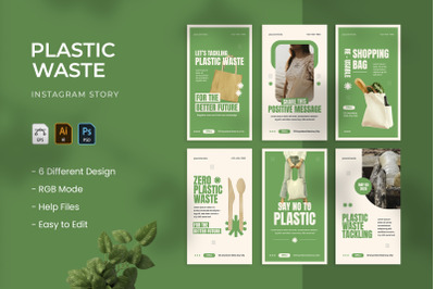 Plastic Waste - Instagram Story