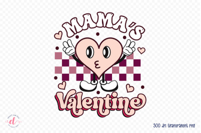 Mama&#039;s Valentine | Retro Valentines Sublimation