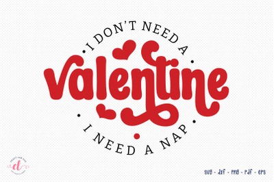 Anti Valentine&#039;s Day SVG Design