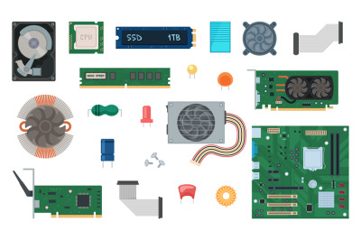 Computer equipment. Smart circuit boards components semiconductors exa