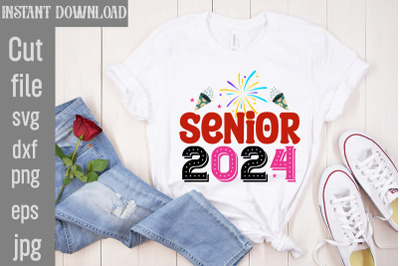 Senior 2024 SVG cut file,Happy New Year 2024 SVG Bundle,New Years SVG