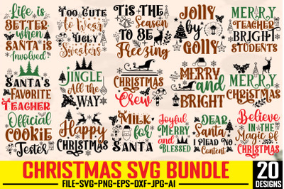 Christmas SVG Bundle&2C;Christmas Signs Bundle&2C;christmas Big sale Designs