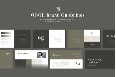 OGOL - Brand Guidelines Template | Adobe Illustrator