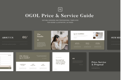 OGOL - Pricing And Service Guide | Adobe Illustrator
