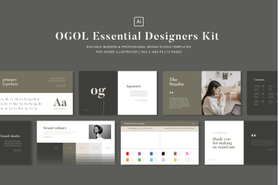 OGOL Essential Designers Kit Bundle | Adobe Illustrator